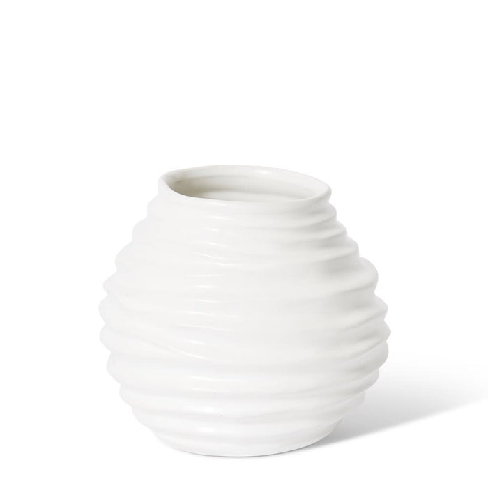 Saidah Vase - White, 16cm (H)