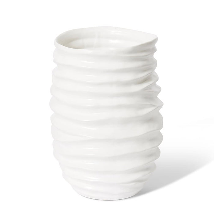 Saidah Tall Vase - White, 33cm (H)