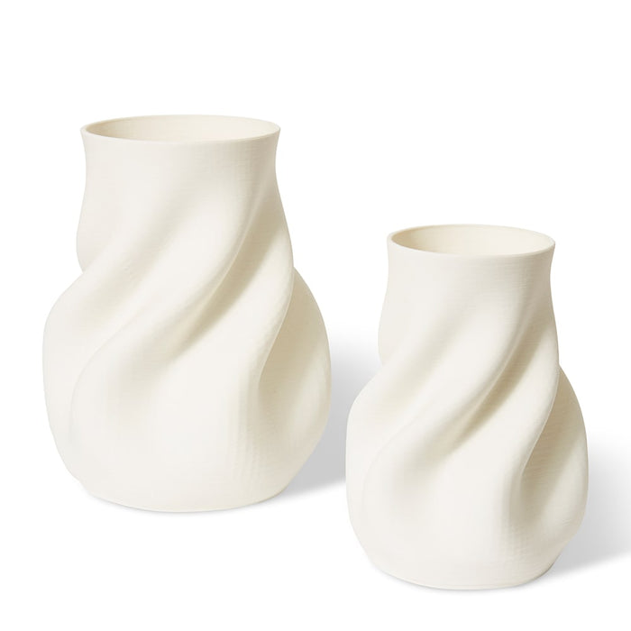 Hawla Vase - White, 30cm (H)