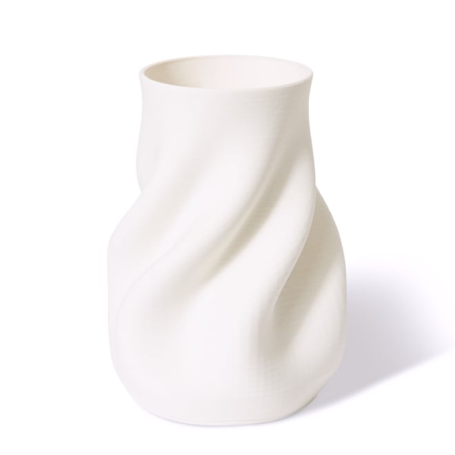 Hawla Vase - White, 24cm (H)