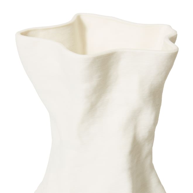 Shikha Vase - White, 29cm (H)