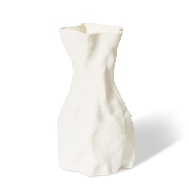 Shikha Vase - White, 29cm (H)