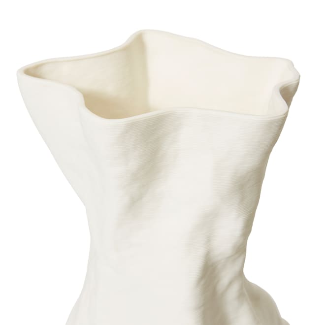 Shikha Vase - White, 37cm (H)