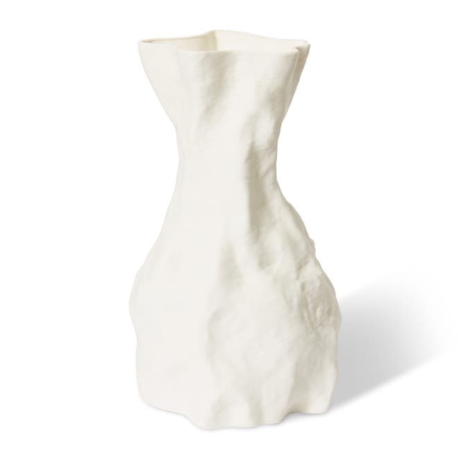 Shikha Vase - White, 37cm (H)