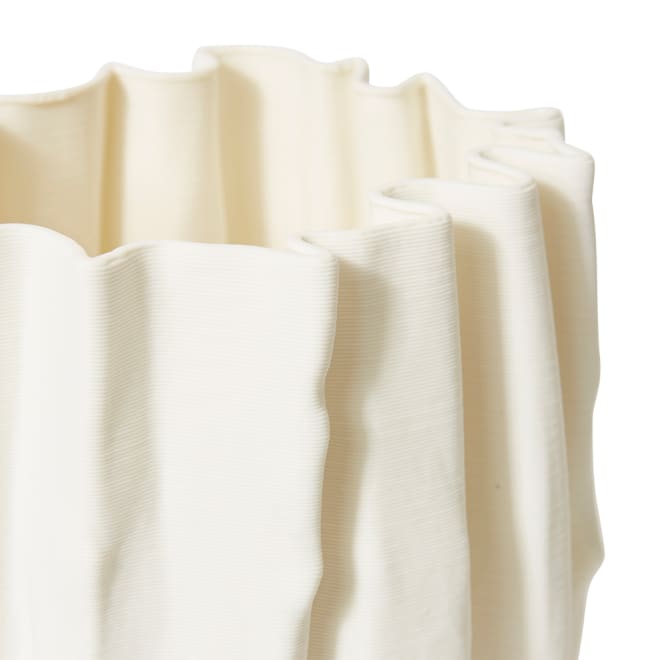 Ronika Vase - White, 25cm (H)