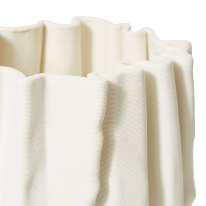 Ronika Vase - White, 31cm (H)