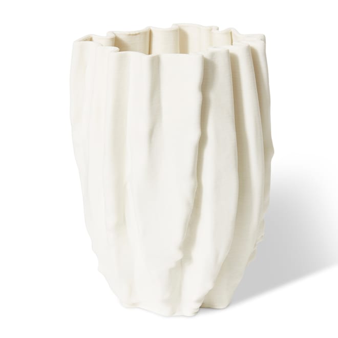 Ronika Vase - White, 31cm (H)