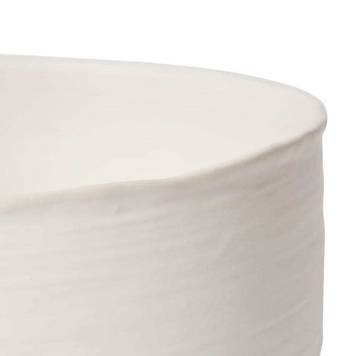 Yvette Bowl - Matt White, 12cm (H)