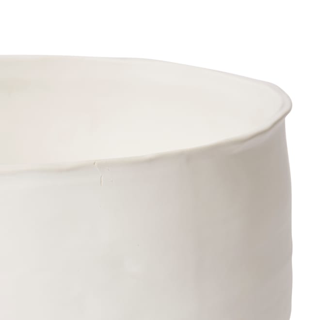 Yvette Bowl - Matt White, 16cm (H)