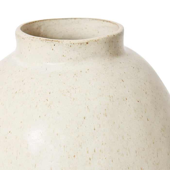 Talula Footed Vase - Beige, 32cm (H)