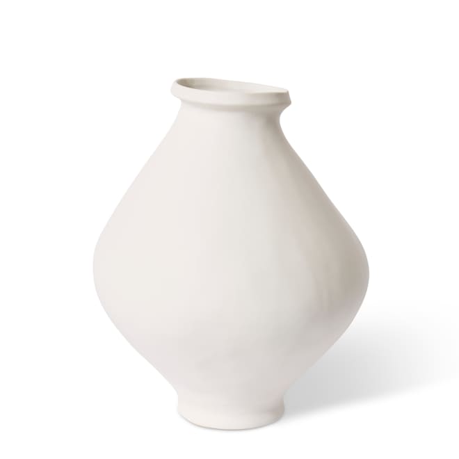 Otto Vase - Matt White, 40cm (H)