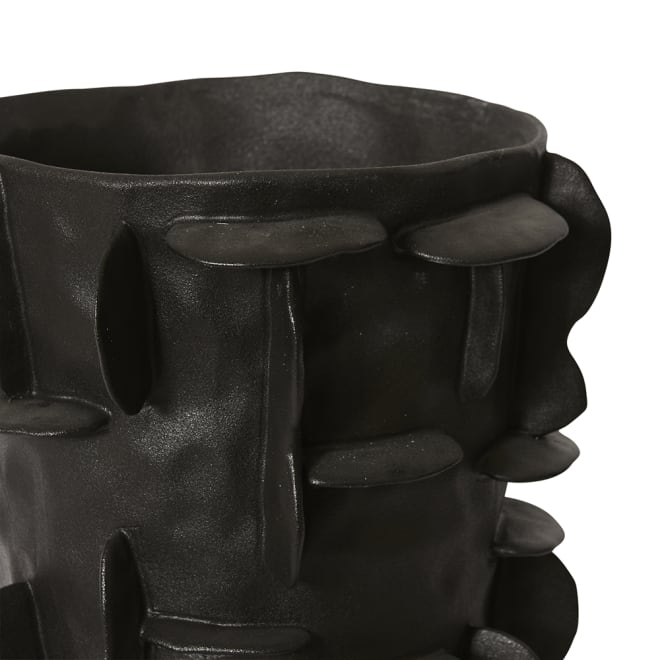 Adora Tall Vessel - Black, 50cm (H)