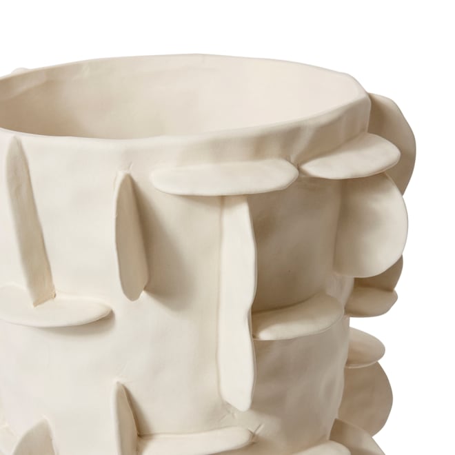 Adora Tall Vase - Ivory, 50cm (H)