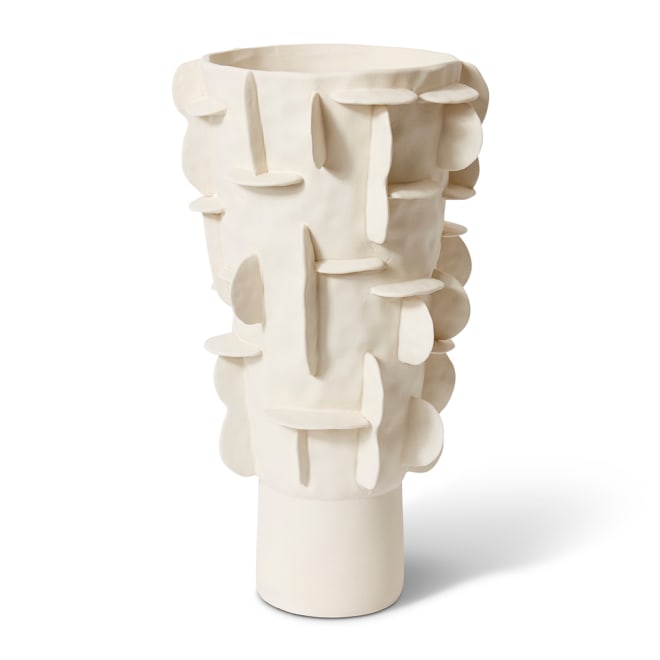Adora Tall Vase - Ivory, 50cm (H)