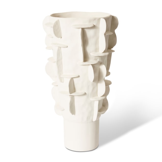 Adora Tall Vessel - White, 50cm (H)