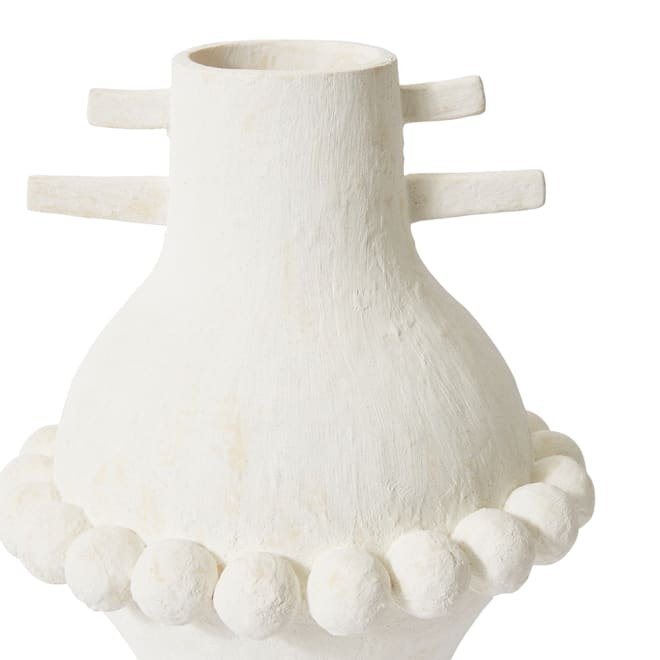 Chika Vessel - White, 38cm (H)