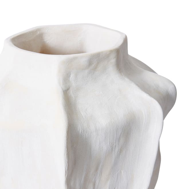 Genkei Tall Vase - Ivory, 51cm (H)