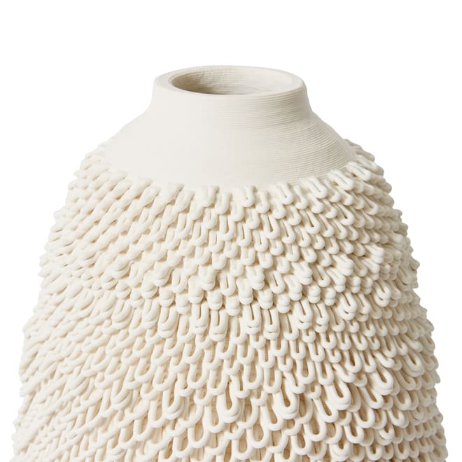 Hakaku Vessel - White, 36cm (H)