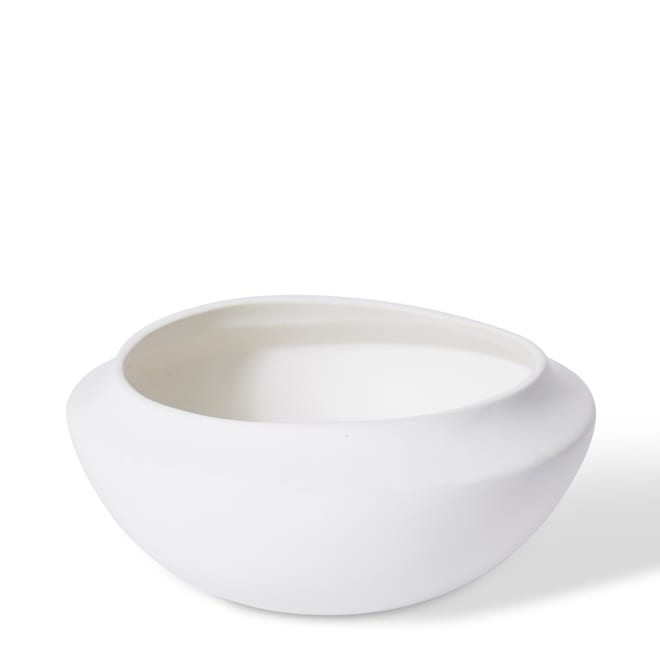 Nakano Wide Bowl - White, 9cm (H)