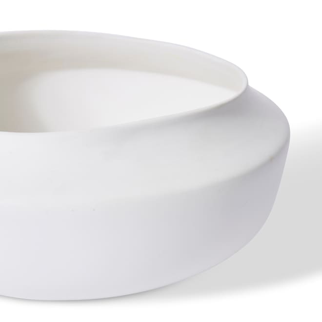 Nakano Wide Bowl - White, 14cm (H)