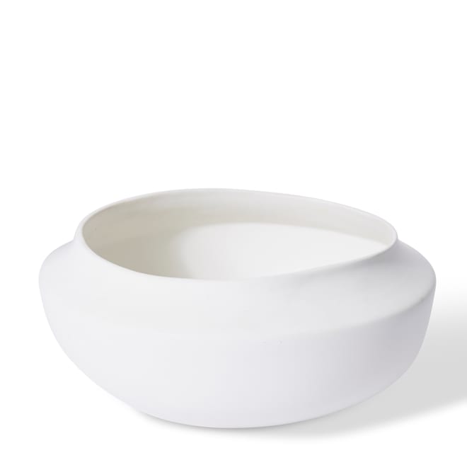 Nakano Wide Bowl - White, 14cm (H)