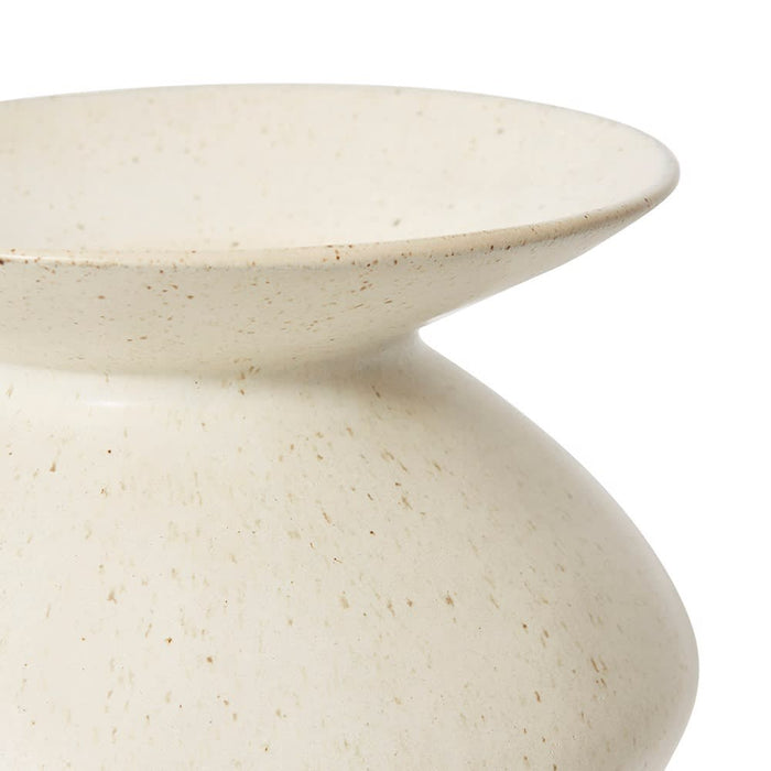 Talula Flared Vase - Beige, 29cm (H)