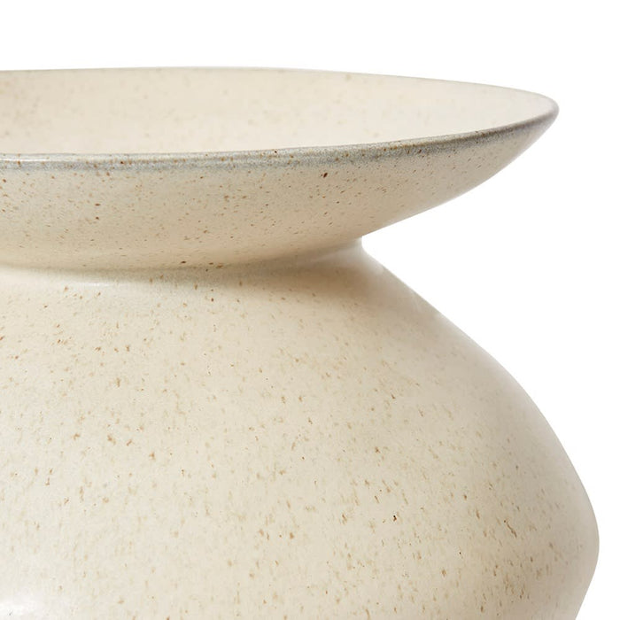Talula Flared Vase - Beige, 34cm (H)