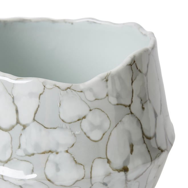 Choksi Pot - Grey Green, 25cm (H)