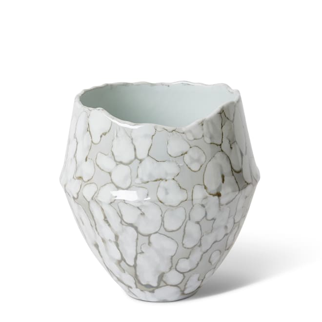 Choksi Pot - Grey Green, 25cm (H)