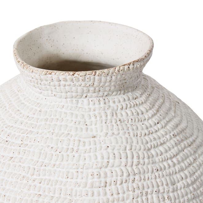Aurora Vase - White, 23cm (H)