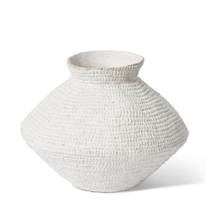Aurora Vase - White, 23cm (H)