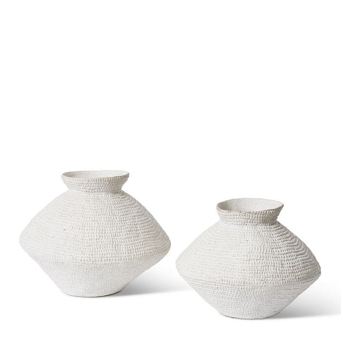 Aurora Vase - White, 23cm (H)