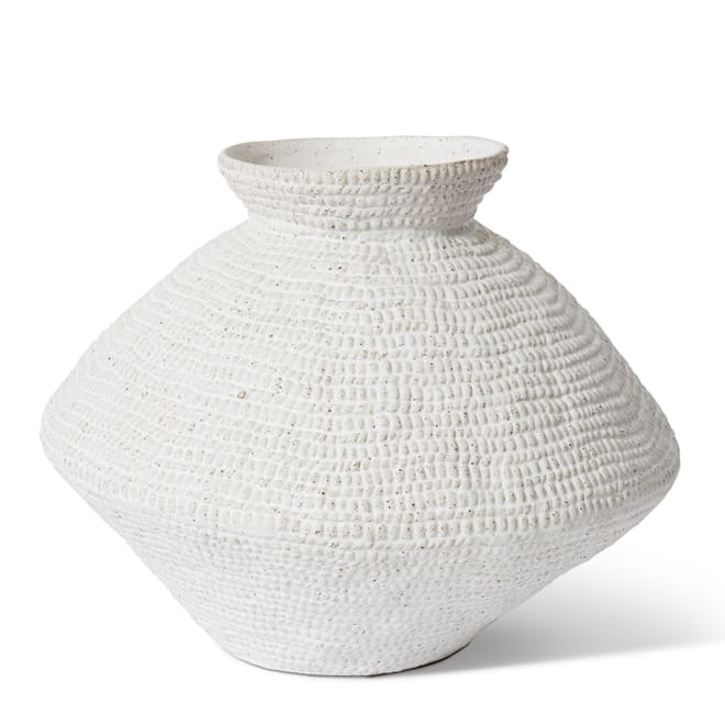 Aurora Vase - White, 28cm (H)