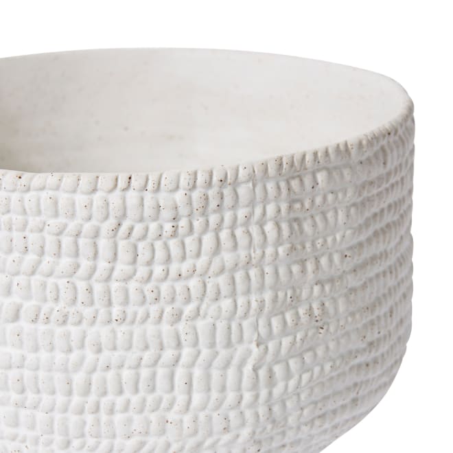 Aurora Pot - White, 19cm (H)