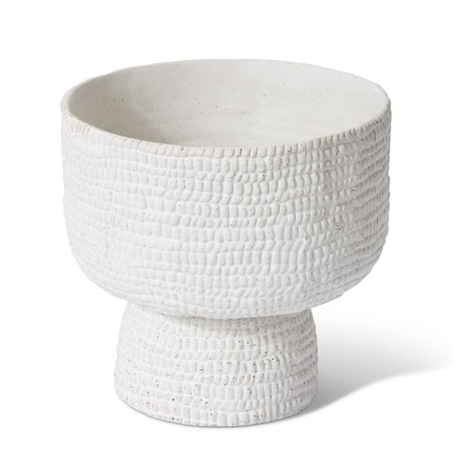 Aurora Pot - White, 19cm (H)