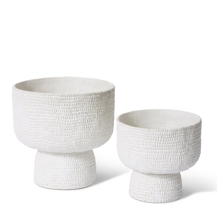 Aurora Pot - White, 26cm (H)
