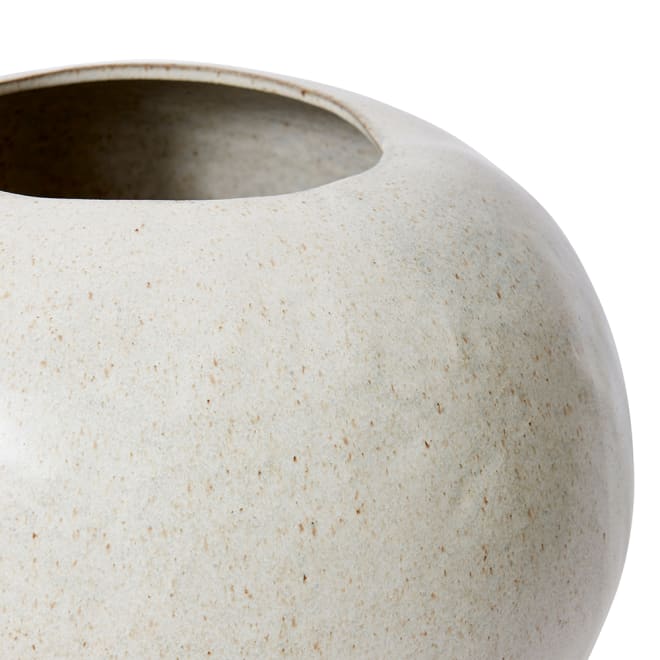 Talula Ball Vase - Beige, 35cm (H)