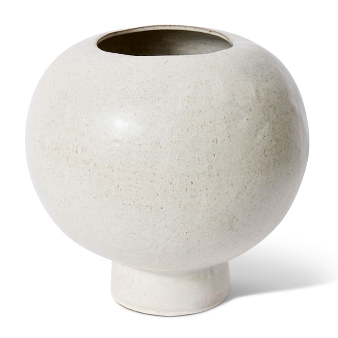 Talula Ball Vase - Beige, 35cm (H)