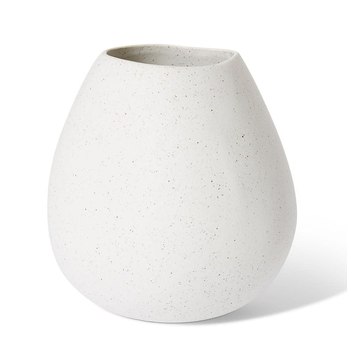 Matias Vase - Sandy White, 20cm (H)