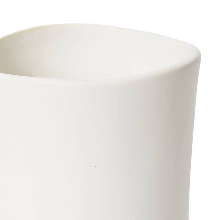 Nakano Tall Vase - White, 21cm (H)