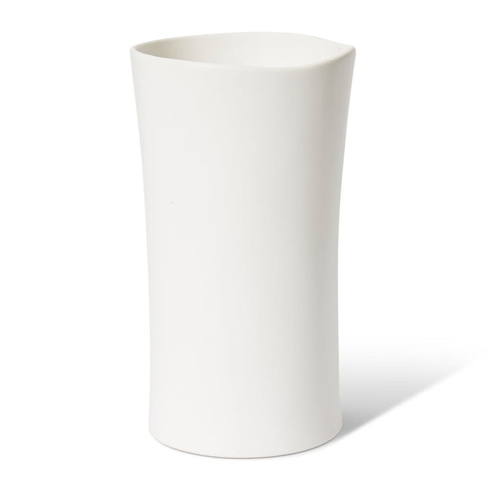 Nakano Tall Vase - White, 30cm (H)