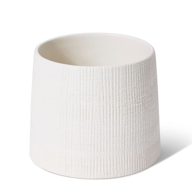 Norris Pot - White, 13cm (H)