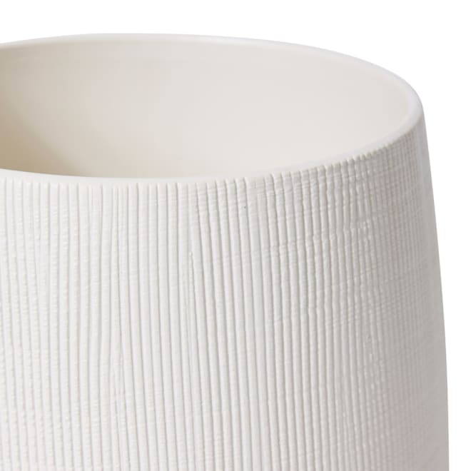 Norris Pot - White, 16cm (H)
