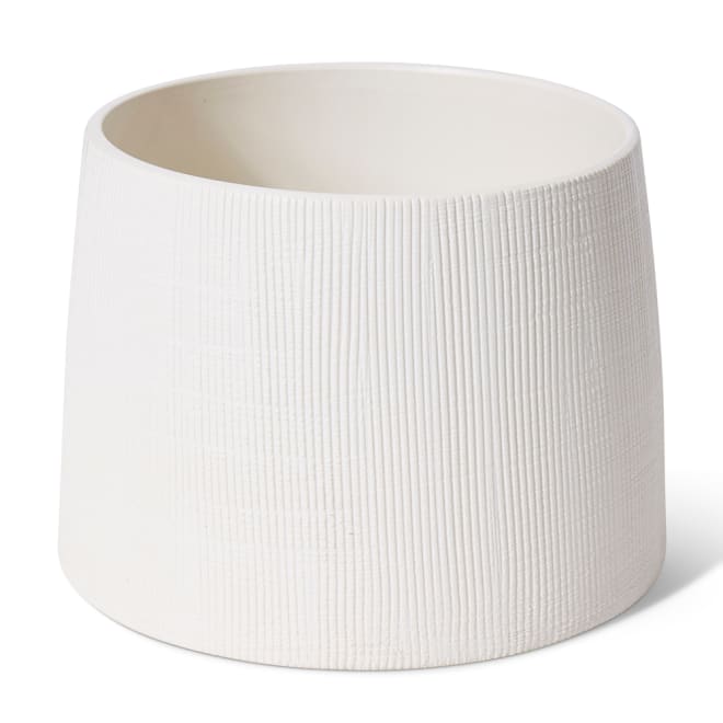 Norris Pot - White, 16cm (H)