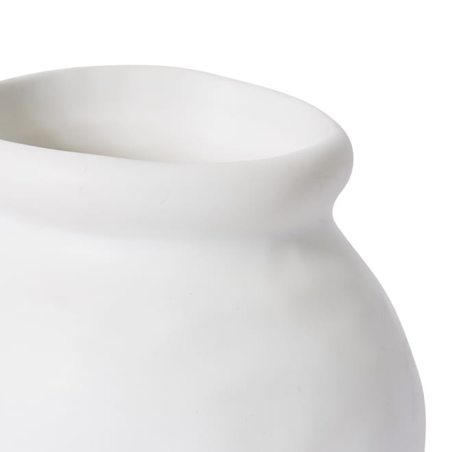 Nakano Round Vase - White, 10cm (H)