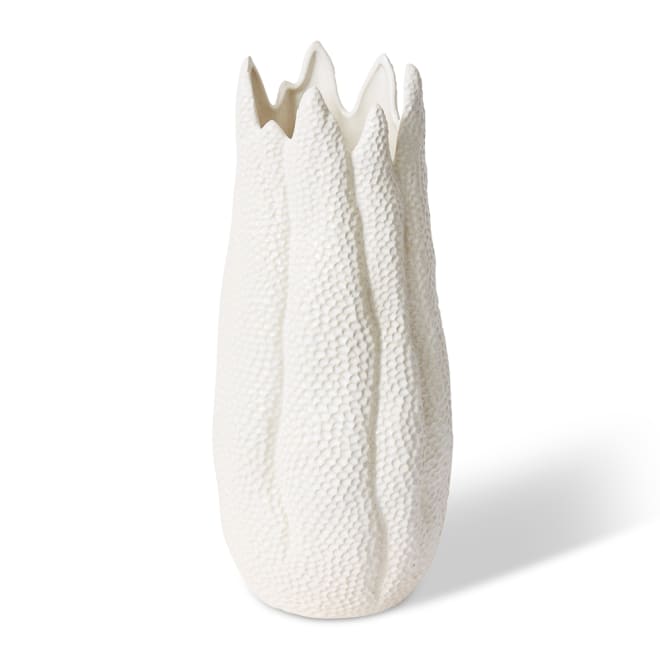 Sekani Vase - White, 57cm (H)