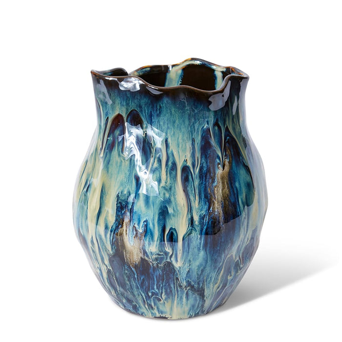 Sueko Vase - Blue Beige, 23cm (H)