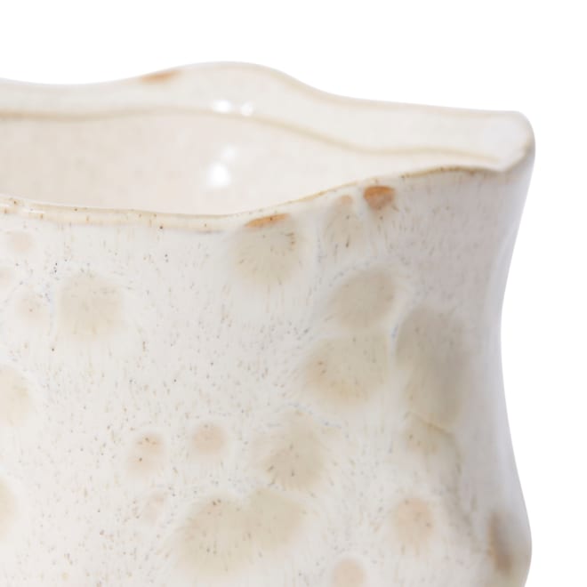 Alfonso Pot - Cream, 11cm (H)