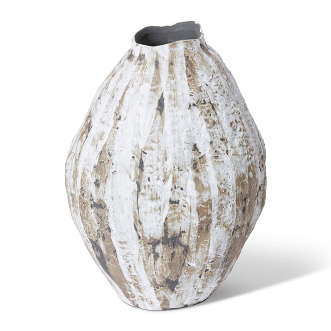 Ortiz Vase - Brown Cream, 45cm (H)