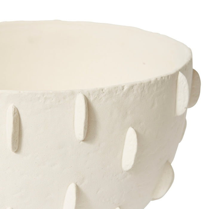 Obioma (DS) Bowl - Ivory, 23cm (H)